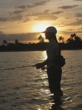 User submitted picture: Fly fisher woman in Amber...